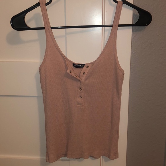 Brandy Melville Cropped light pink tank - Picture 1 of 1